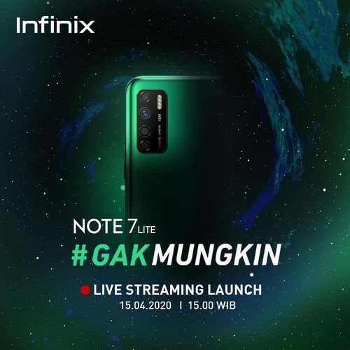 Infinix Note 7 Lite Release Poster
