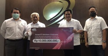 PT. Hutchison Tri Indonesia Donasi 10 Miliar Rupiah Header