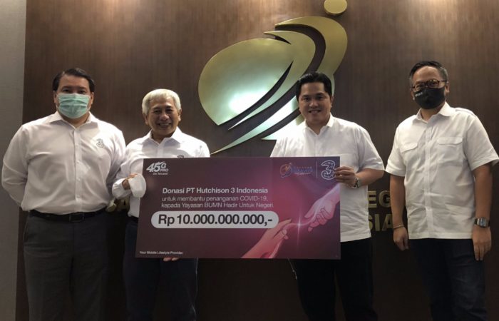 PT. Hutchison Tri Indonesia Donasi 10 Miliar Rupiah Header