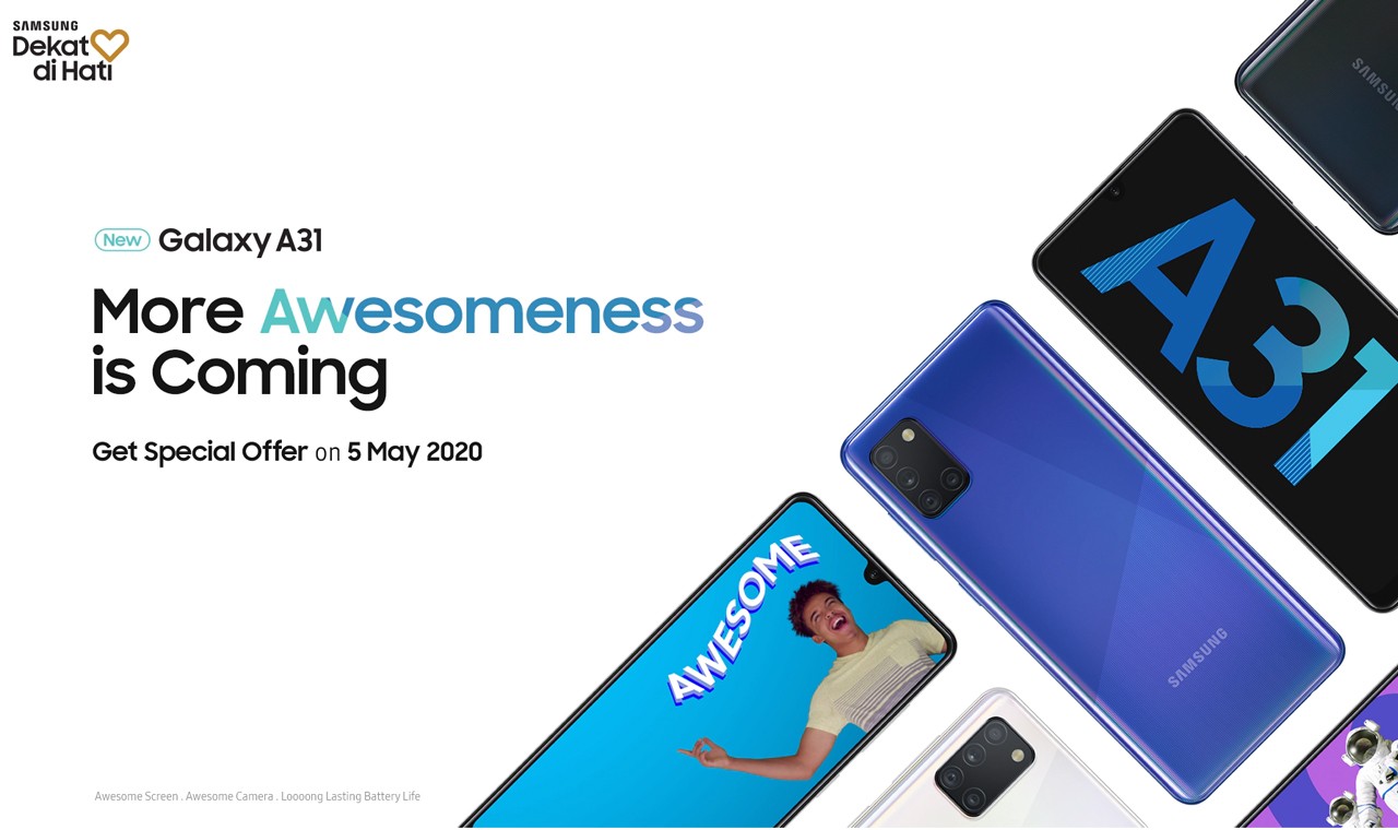 Samsung Galaxy A31 Featurez