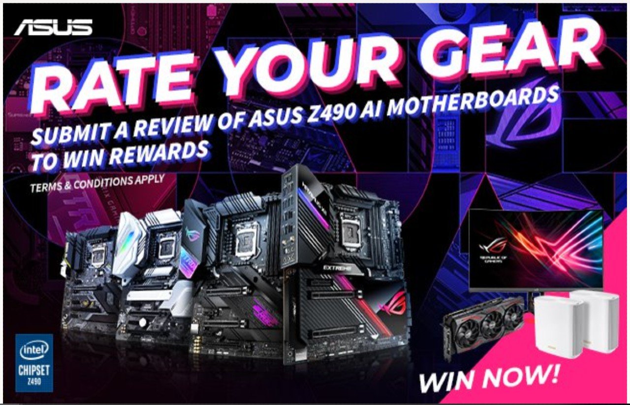 ASUS Rate Your Gear Header