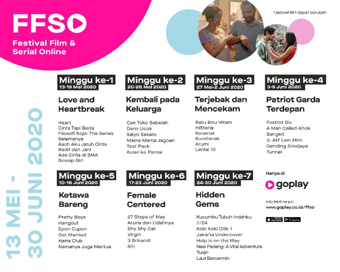 FFSO Goplay Schedule