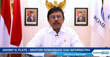 Jhonny G Plate Menteri Kominfo Header