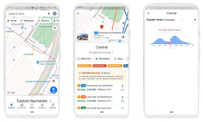 Google Maps Crowdedness Predictions