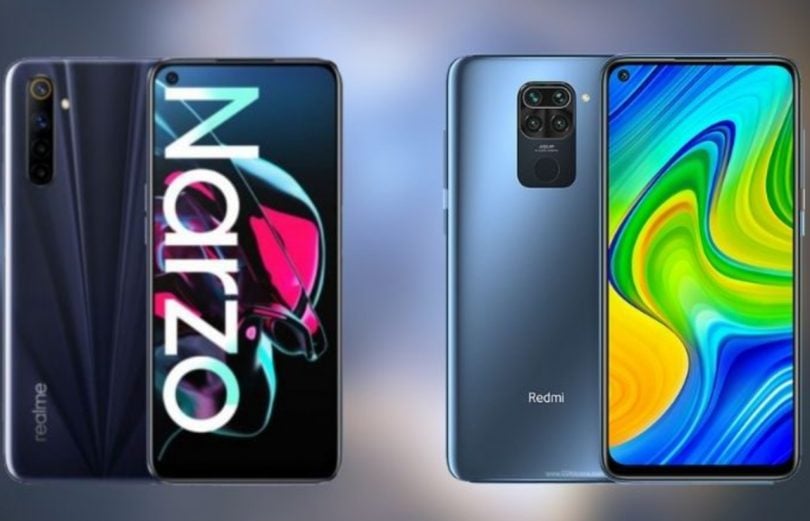 compare realme narzo 20 and redmi note 9 pro