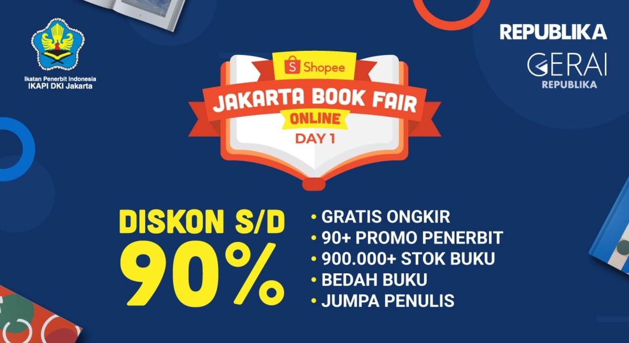 Shopee Jakarta Book Fair Online Header