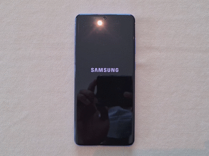 Samsung Galaxy S20+ Edisi BTS Boot Logo
