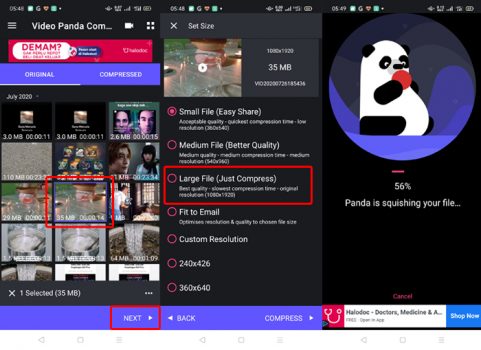 Cara Mengompres Video Langsung di HP Android Agar Lebih Hemat Tempat