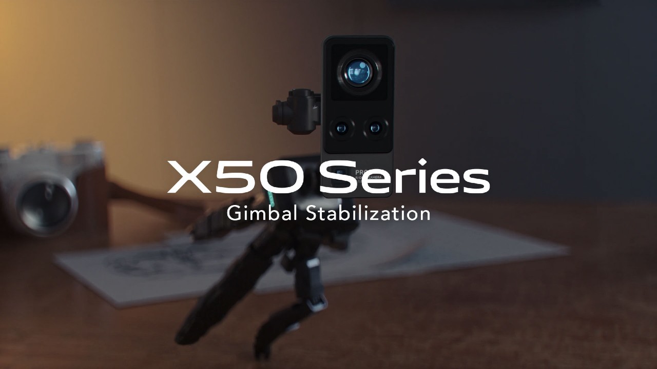 vivo X50 Series Gimbal Stabilization Header.