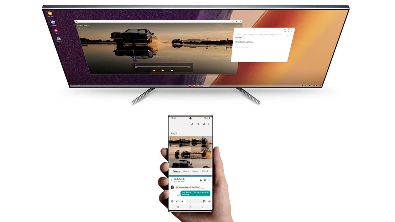 Layar Ponsel Reflektif Samsung dari TV