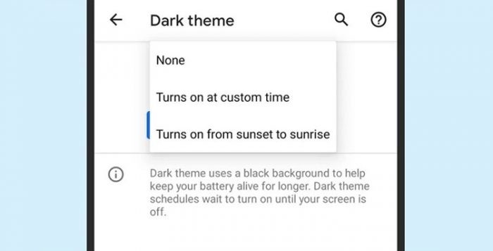Android 11 Dark Theme