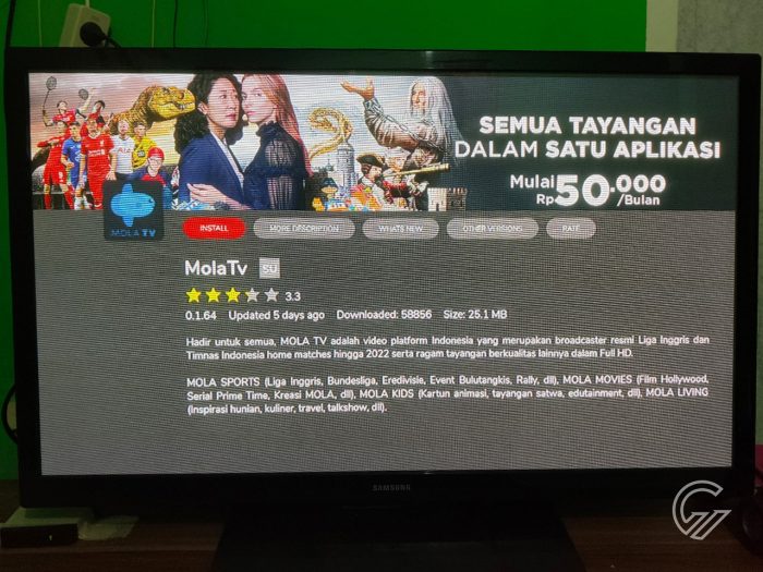 Cara Menonton MOLA TV Video Install USeeTV