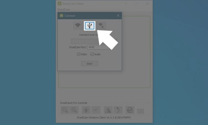 Cara Menghubungkan Kamera HP ke Laptop Untuk Zoom - USB Mode