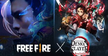 Free Fire x Demon Slayer Header Fix