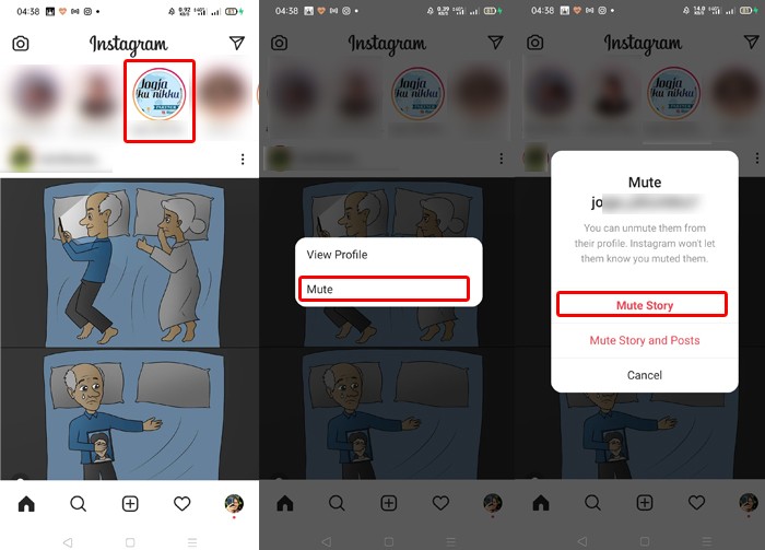 Cara Mute dan Unmute Story Instagram Pada Akun Tertentu | Gadgetren