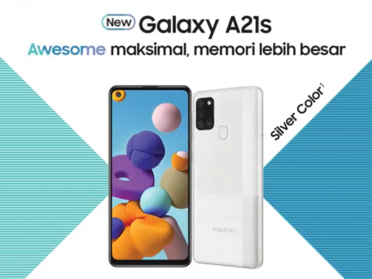 Samsung Galaxy A21s Hadir Lebih Segar Dengan Warna Silver Dan Rom 128 Gb Gadgetren