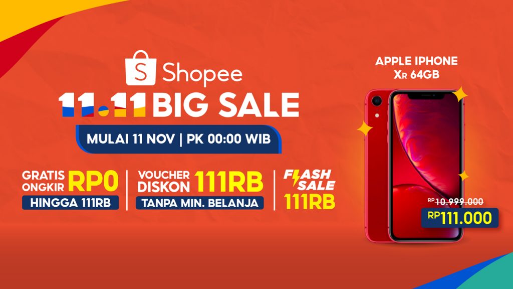 Shopee 11.11 Big Sale Siap Digelar, Hadirkan 11 Promo dan Diskon