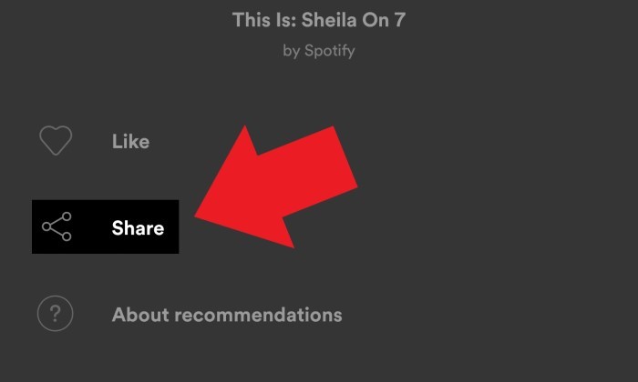 Spotify Barcode Share