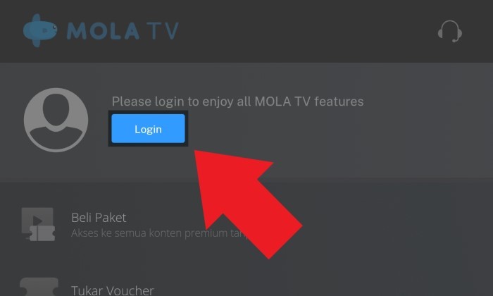 Cara Menonton MOLA TV Aplikasi Login