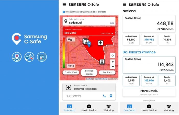 Samsung C-Safe Aplikasi