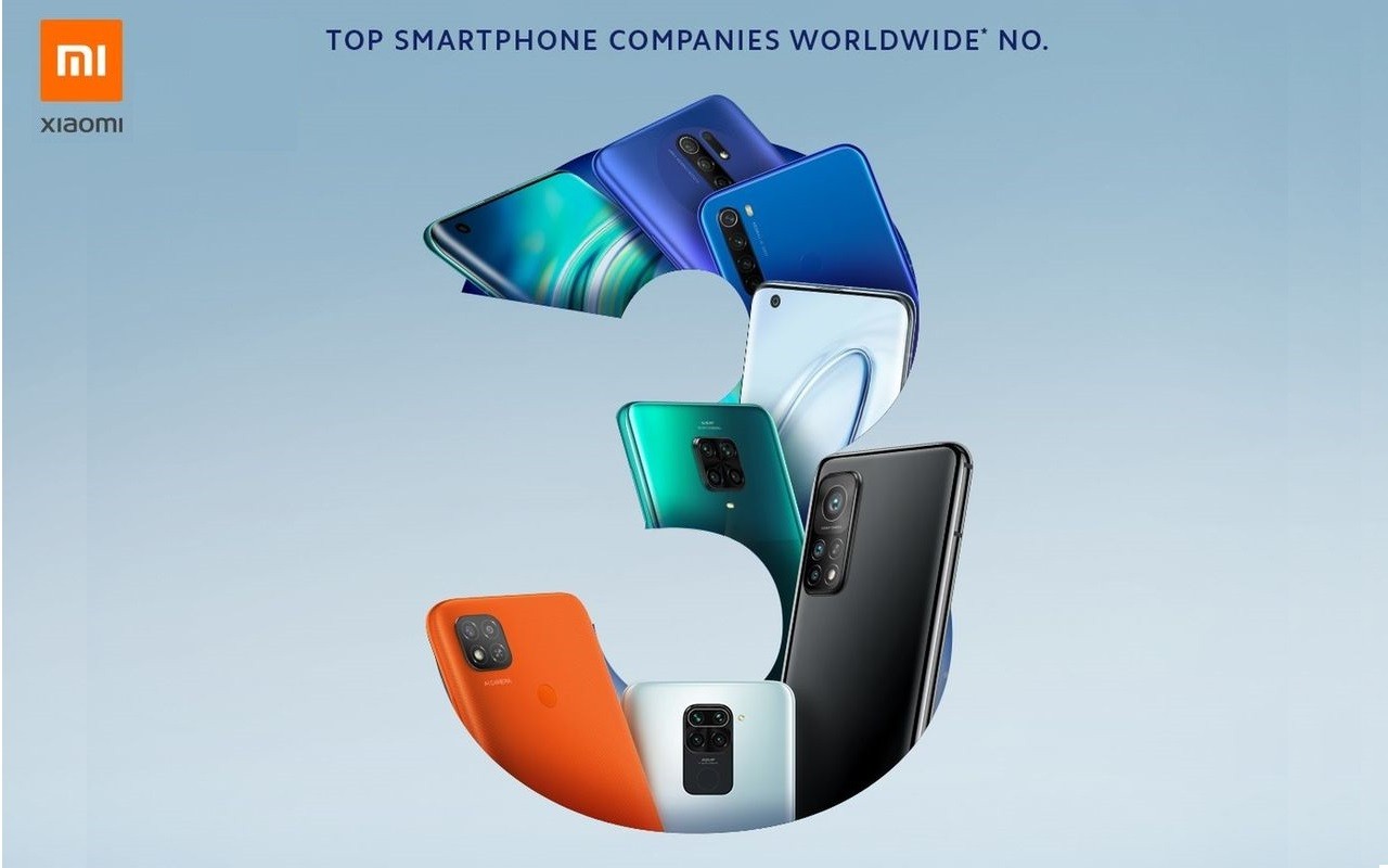 Xiaomi Tops 3 Smartphone