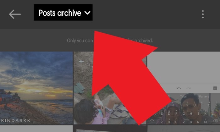 How to view archived photos on Instagram 4