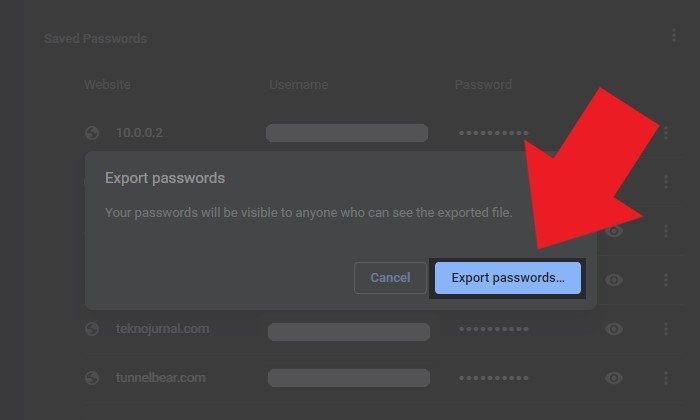 Cara Melihat Password yang Tersimpan di Google Chrome 15