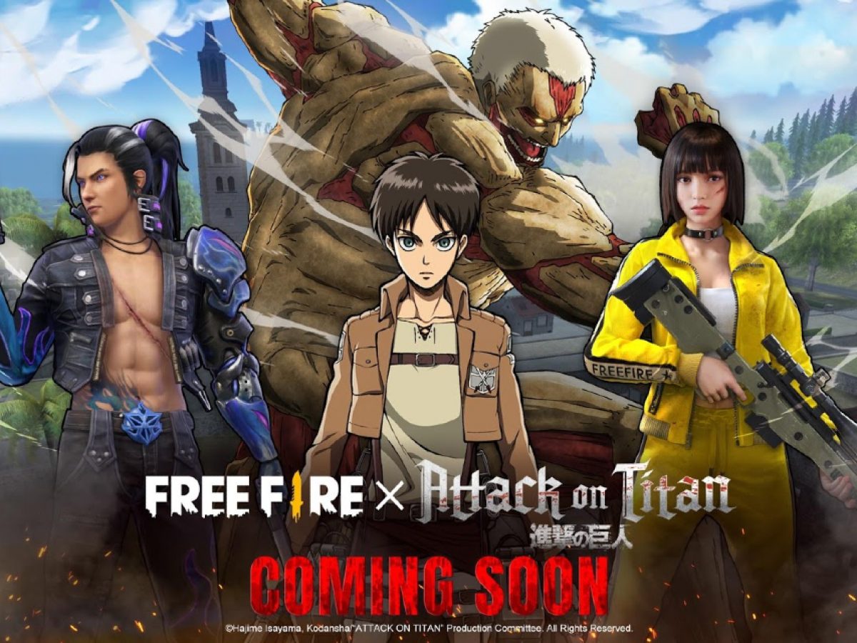 Kabar Gembira Garena Free Fire Umumkan Kolaborasi Dengan Serial Anime Attack On Titan Gadgetren