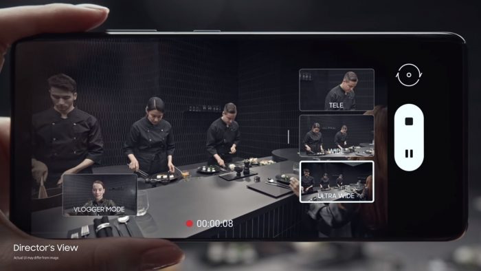 Samsung Galaxy S21 Director's View Chef
