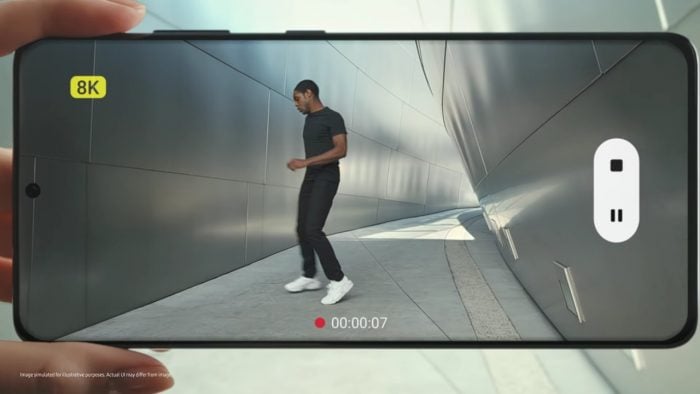Samsung Galaxy S21 Video 8K