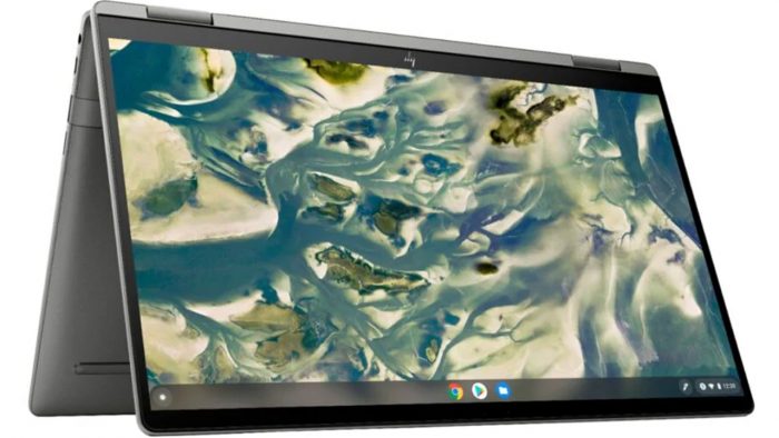HP Chromebook x360 14c 2021 Tent Mode