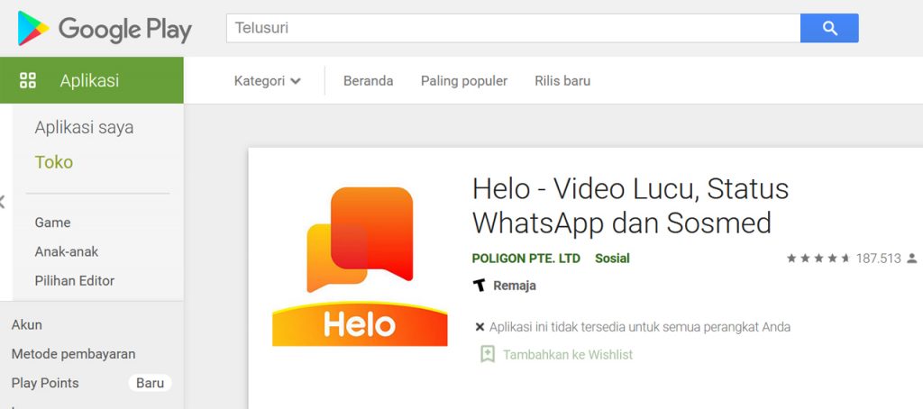 Helo – Aplikasi Media Sosial Dari Pengembang TikTok