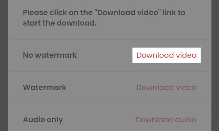 Cara Download TikTok Tanpa Watermark Tanpa Aplikasi 4