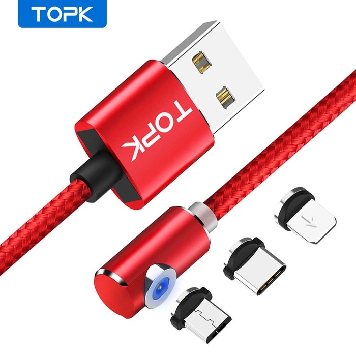 TOPK Magnetic Cable L-Shaped