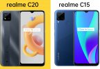 realme C20 vs realme C15