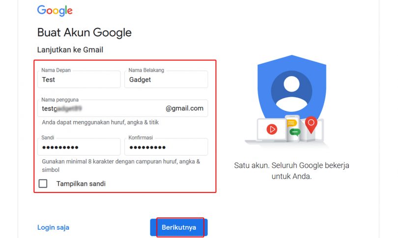 Cara Membuat Akun Gmail Baru Tanpa Nomor Handphone