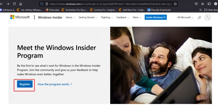 Insider Windows 11 Register 2