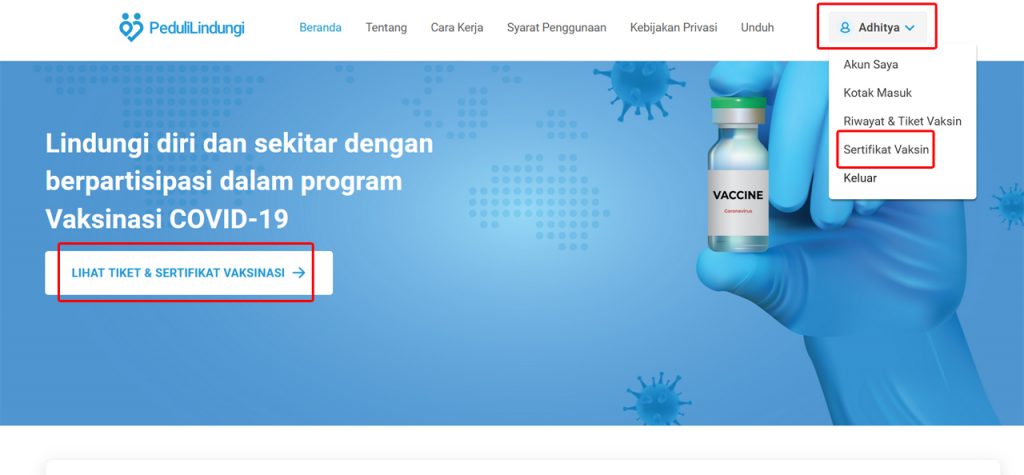Cara Cek Sertifikat Vaksin COVID-19 ke-1 dan 2 Lewat PeduliLindungi