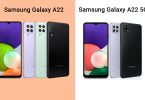 Samsung Galaxy A22 vs Galaxy A22 5G