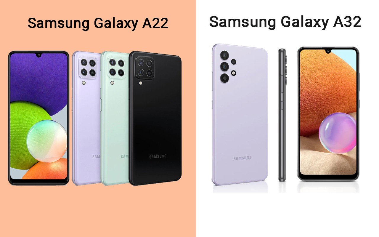 Samsung Galaxy A22 vs Galaxy A32