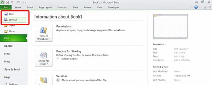 Convert Excel 2010 to PDF