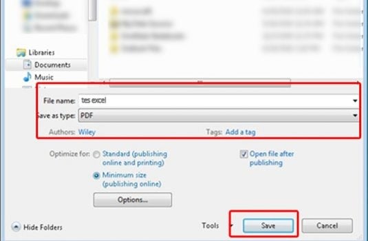 Cara Mudah Convert Berkas Excel Ke PDF Secara Offline Maupun Online