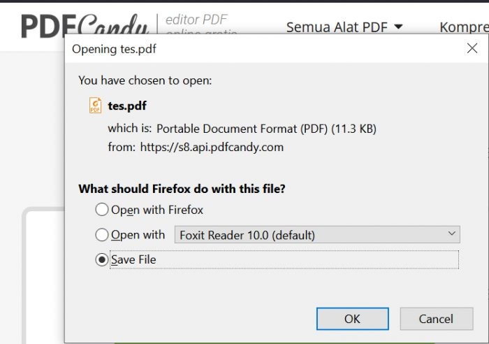 Convert Excel ke PDF Candy 4