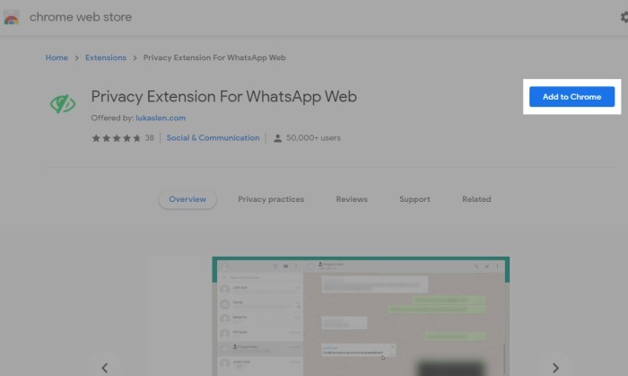 Apa Itu WhatsApp Privacy Extension for WhatsApp Web - 1