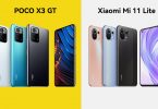 POCO X3 GT vs Xiaomi Mi 11 Lite