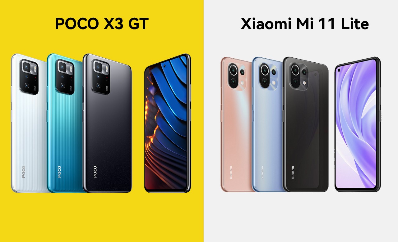 POCO X3 GT vs Xiaomi Mi 11 Lite