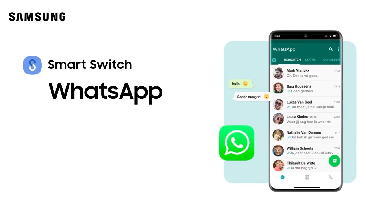 Samsung Smart Switch WhatsApp