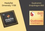 dimensity 1100 vs snapdragon 865