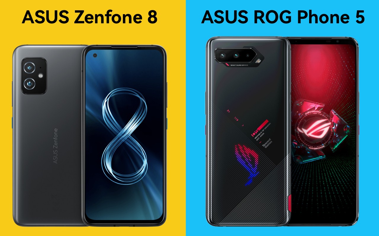 ASUS Zenfone 8 vs ROG Phone 5