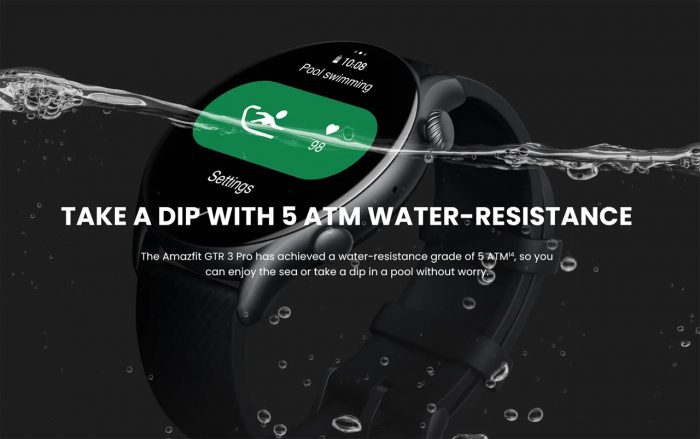 Amazfit GTR 3 Pro Water Ressist
